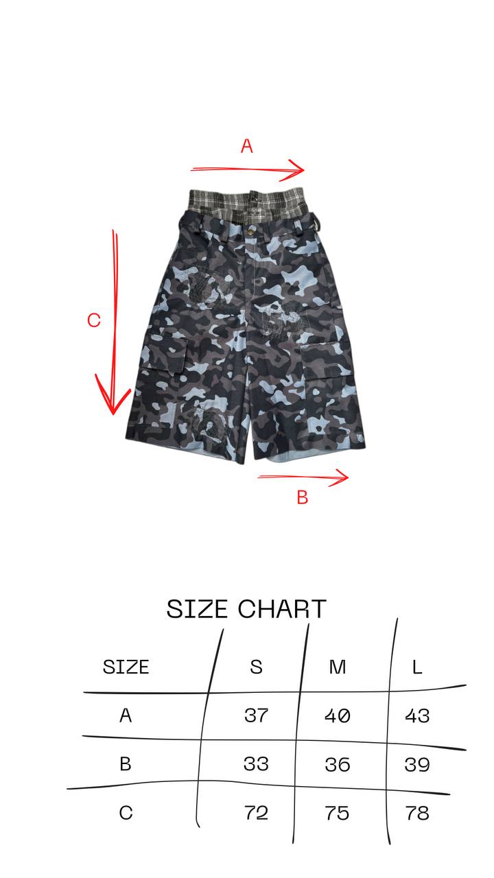 Camo Jorts