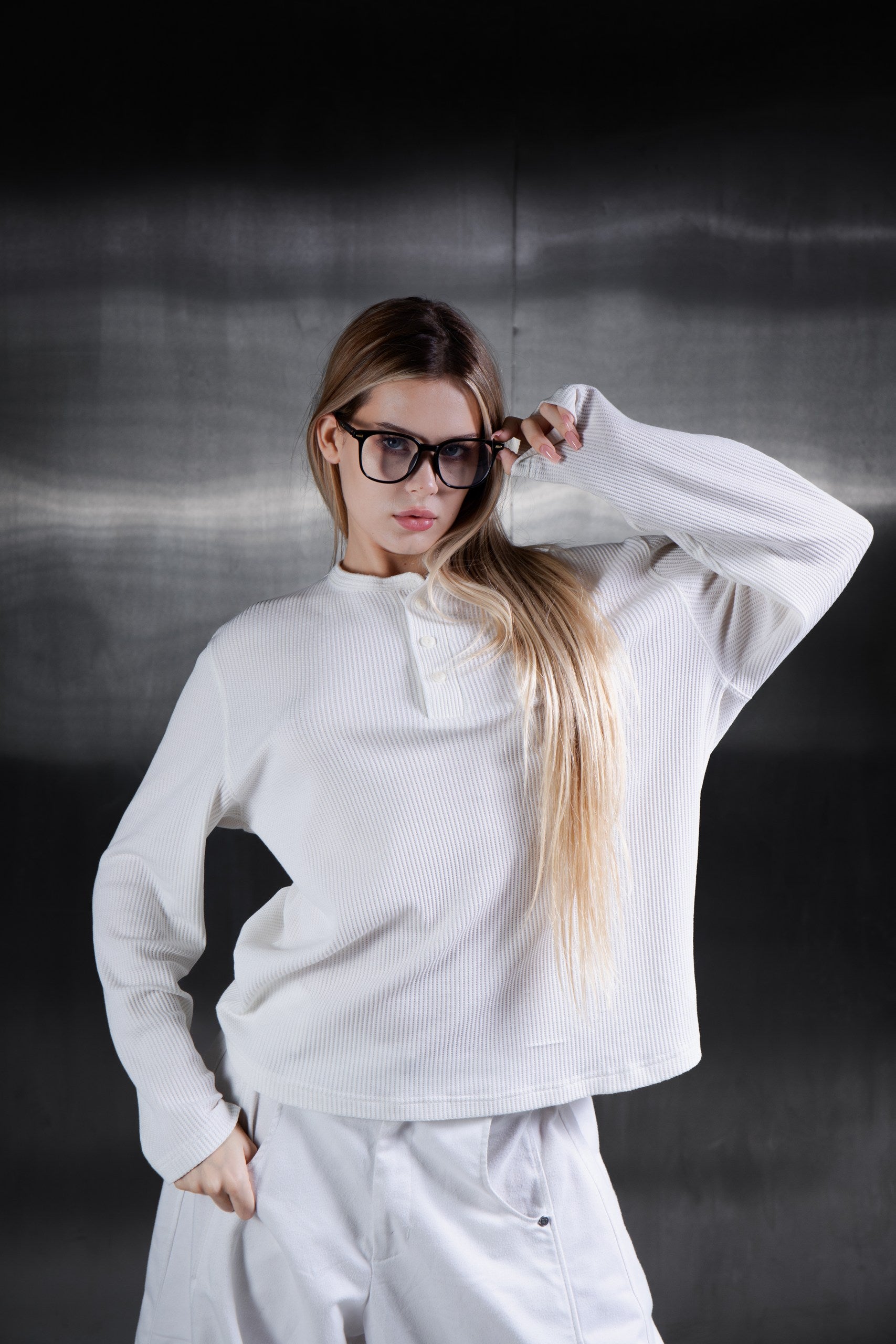 Waffle longsleeve